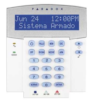 PARADOX – MANUAL TECLADO K32 LCD